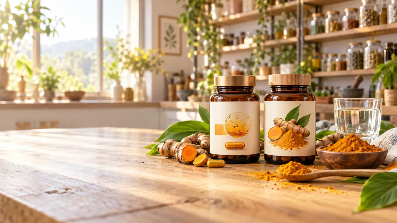 Curcuma complément alimentaire : l’étiquette distingue l’extrait dosé du simple rhizome