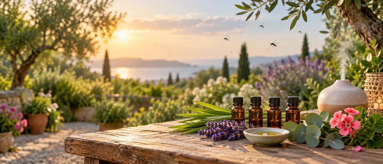 Huiles essentielles anti-moustiques : 4 solutions naturelles, dosages et précautions d'usage