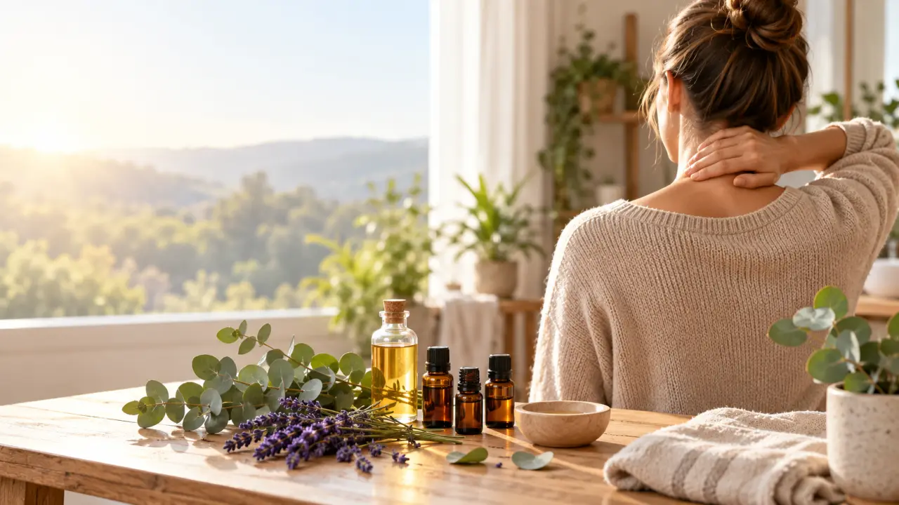 Quelle huile essentielle pour torticolis ? Choix, dilution et précautions pour la nuque