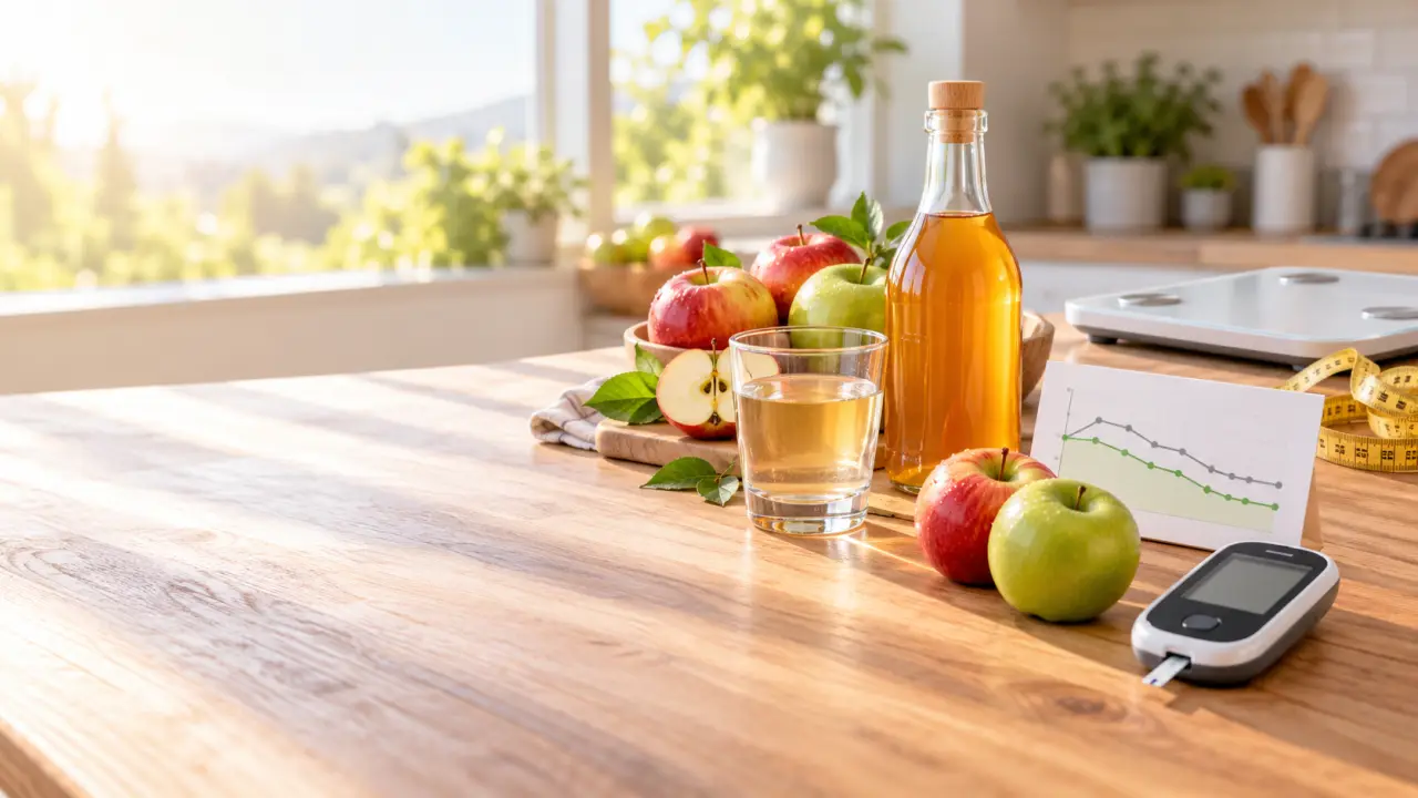 Vinaigre de cidre et perte de poids : une glycémie améliorée ne prouve pas un effet minceur