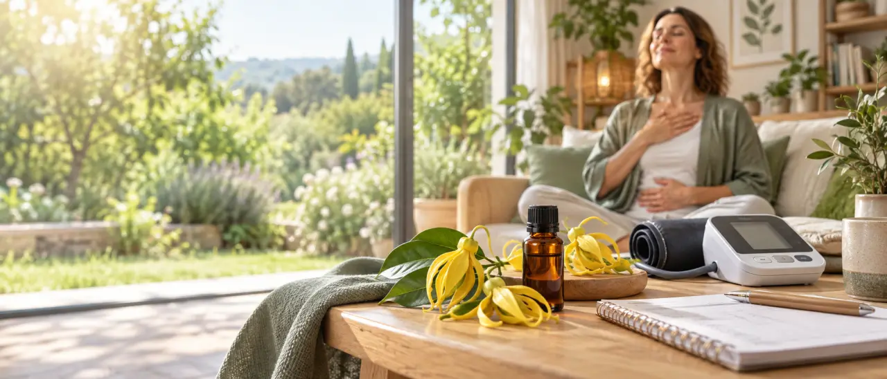 Hypertension et huiles essentielles : l’Ylang-ylang apaise le stress, pas le traitement