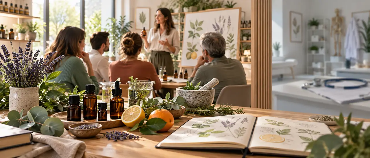 Une formation en aromathérapie transmet des compétences, pas un droit de prescrire