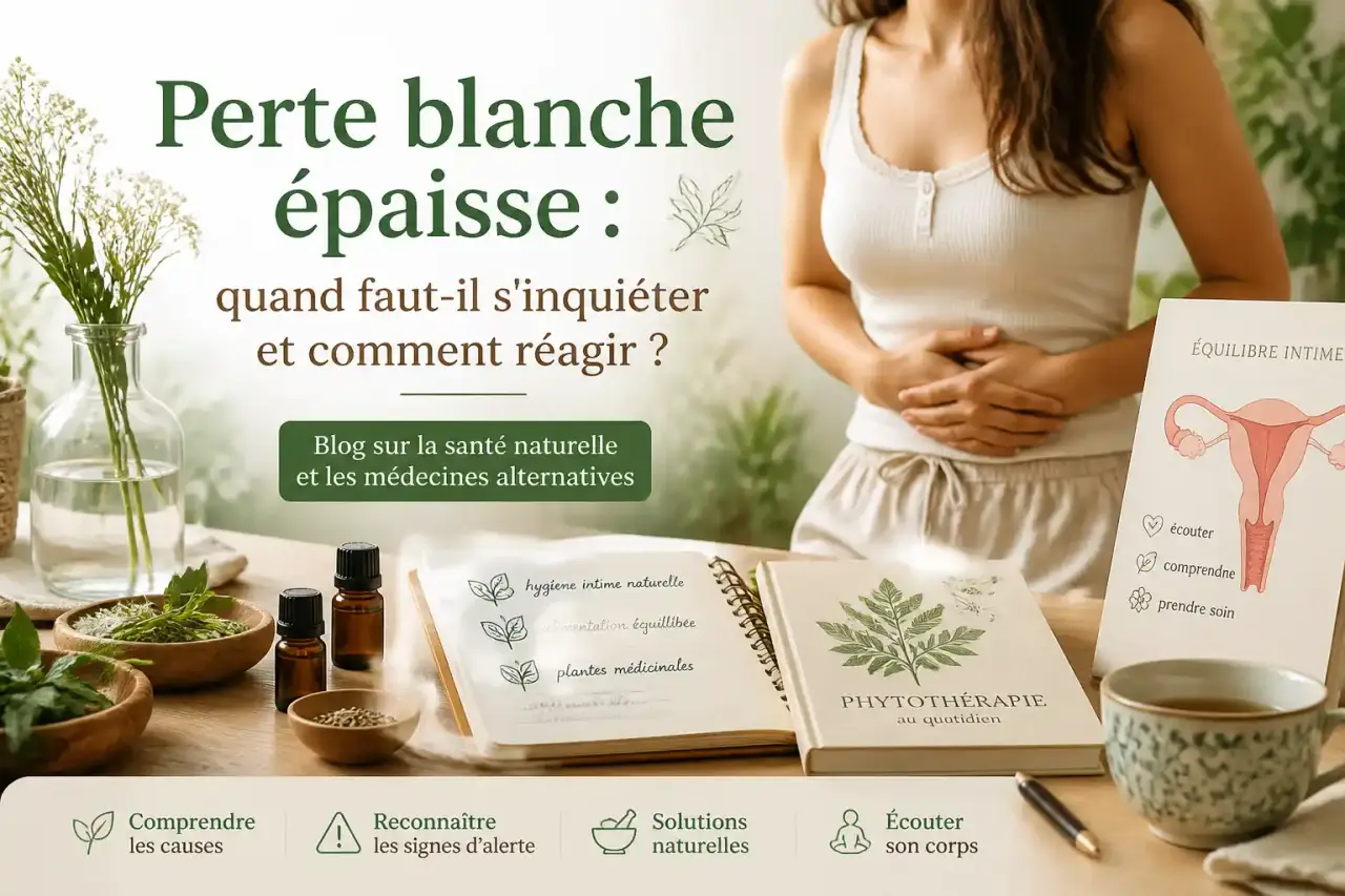 Perte blanche épaisse : quand faut-il s'inquiéter et comment réagir ?